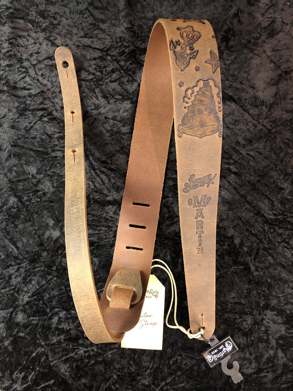 Martin Salor Jerry Strap 18A0114【Martin純正革ストラップ!】【総