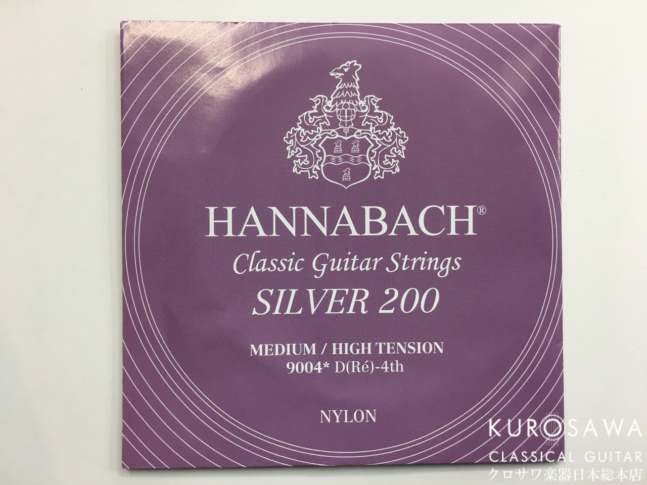 市場 HANNABACH low 4弦 ミディアムローテンション 9004Medium Silver200