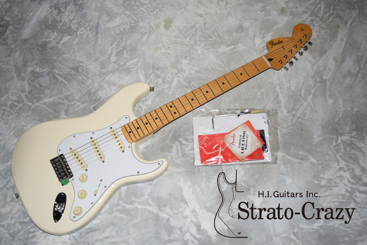 Fender 2015 Jimi Hendrix Signature Stratocaster Olympic White/Maple neck  