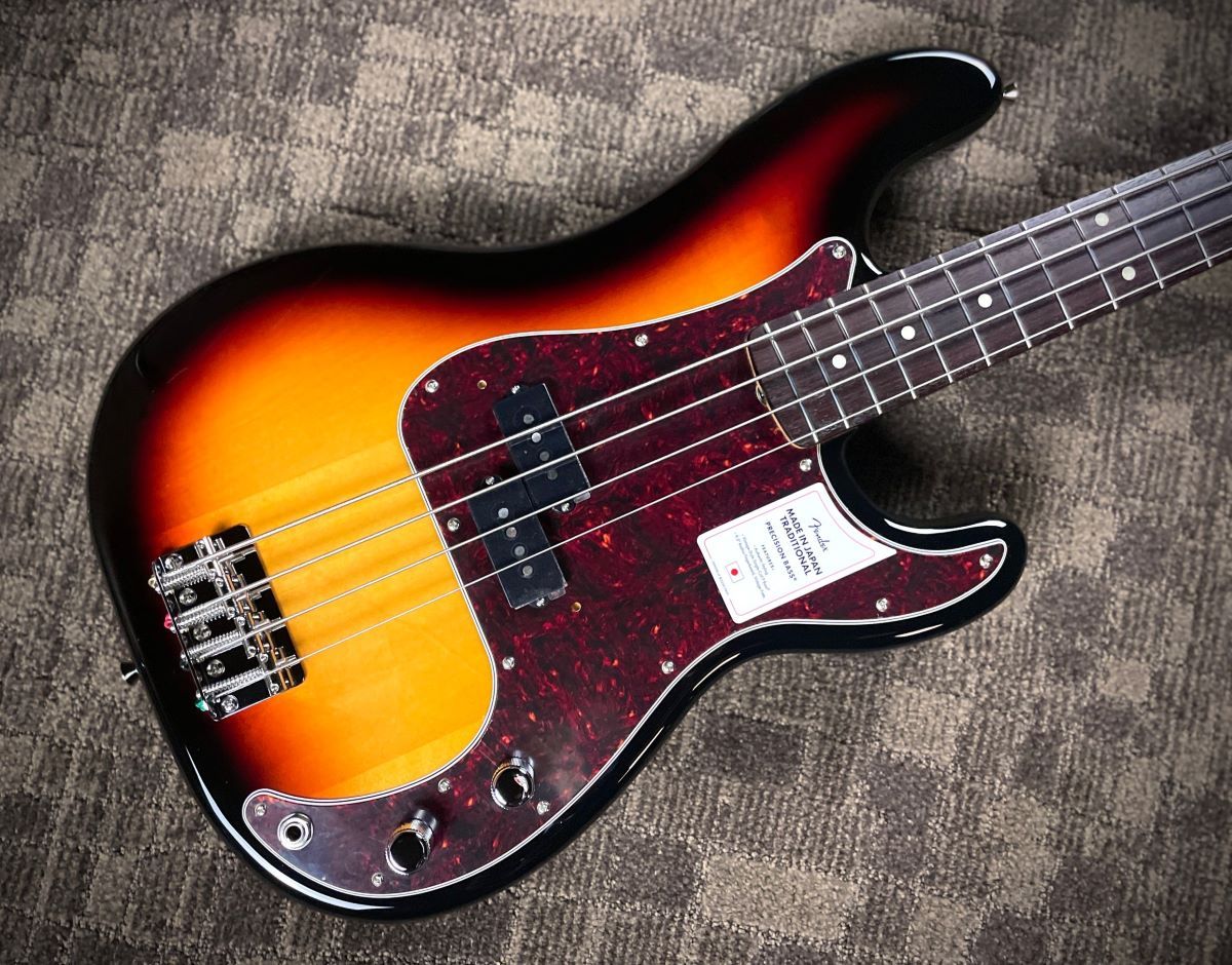 Fender Made in Japan Traditional 60s Precision Bass 3-Color ...