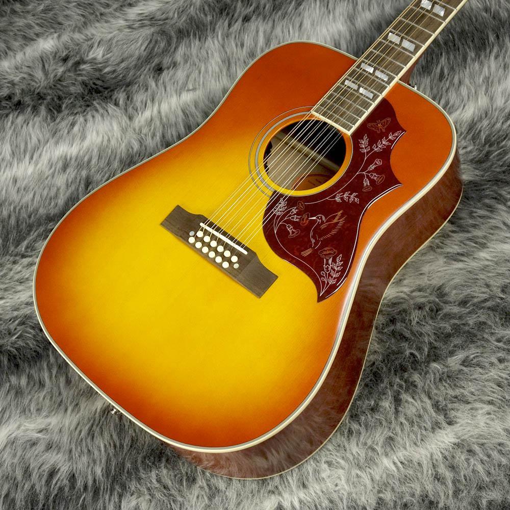 Sunburst　12弦　エピフォン　エレクトリックアコースティックギター-　Cherry　Hummingbird　Epiphone　Aged　12-string　Gloss