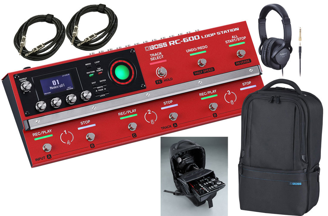BOSS RC-600+CB-BU10 Utility Gig Bag SET [ヘッドフォン＆ケーブル