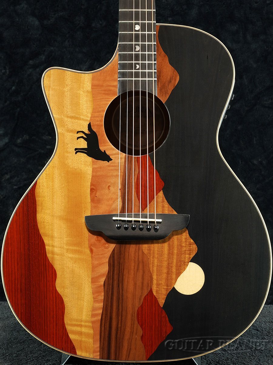 Luna Guitars Vista Wolf Tropical Wood A/E Lefty 《左利き用エレアコ