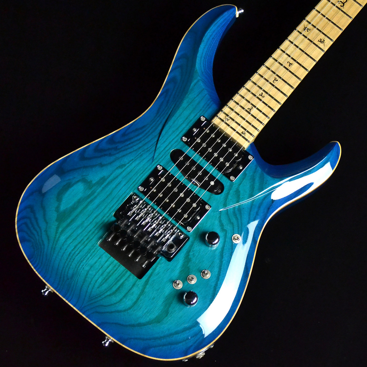 G-Life Guitars DSG Life ASH Deep Royal Blue Turquoise（中古