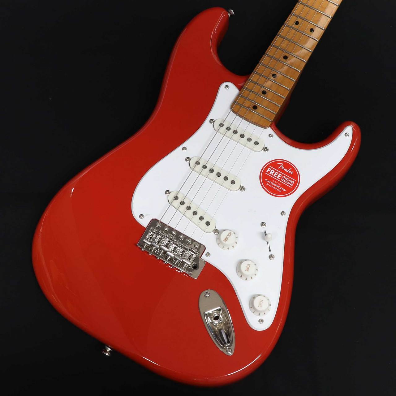 fender 50s stratocaster fiesta red