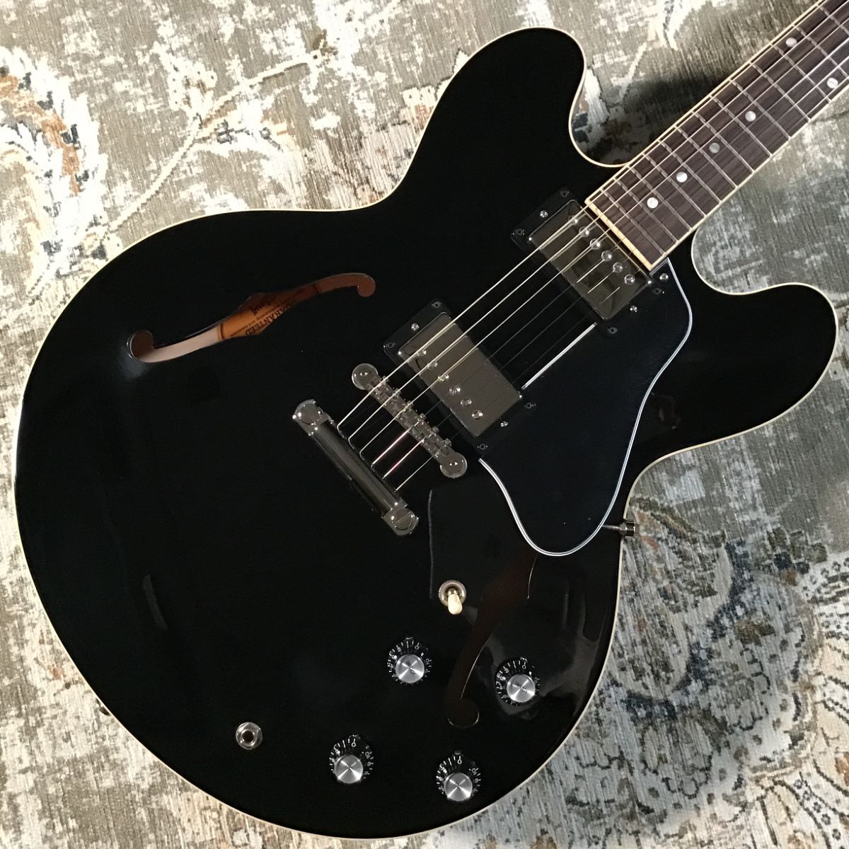 Gibson ES-335 Vintage Ebony Black 3.67kg #215830093（新品/送料無料