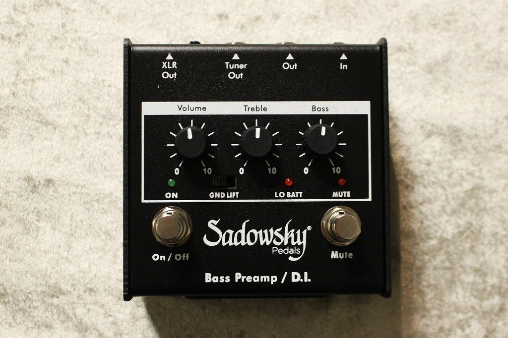 Sadowsky SBP-1 Bass Preamp / DI【ベース用プリアンプ/DI】【即納可能