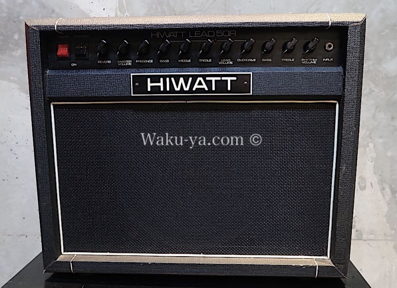 Hiwatt / LEAD 50R / Tube Combo Amp 80's - UK / Footswitch 