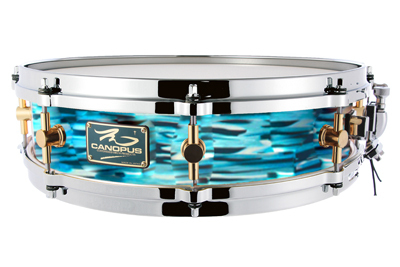 canopus The Maple 4x14 Snare Drum Turquoise Oyster（新品/送料無料