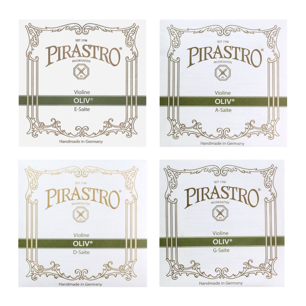 Pirastro OLIV 4/4サイズ用 バイオリン弦セット E線ループエンド D線