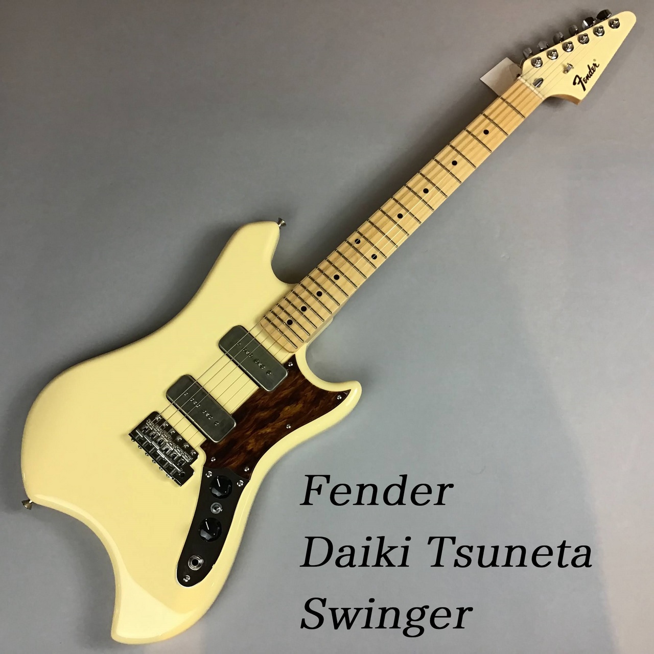 【数量限定限定SALE】★Fender / Daiki Tsuneta Swinger Maple Fingerboard, Vintage White 未使用品 A-2229 フェンダー