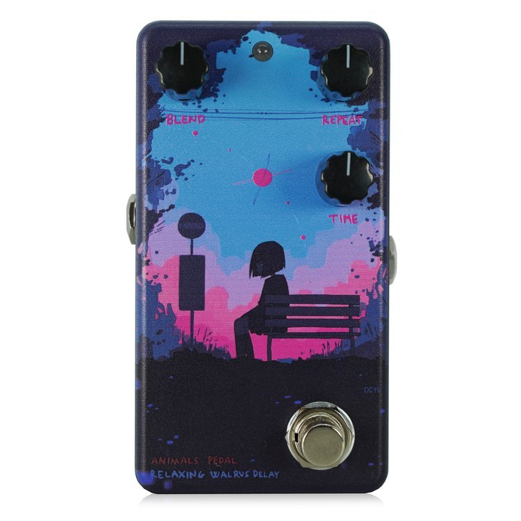 Animals Pedal Custom Illustrated 048 RELAXING WALRUS DELAY by はる
