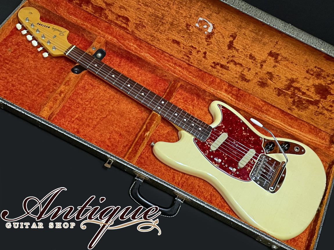 Fender Mustang 1966年製 Olympic White / Jacaranda FB Full-Original