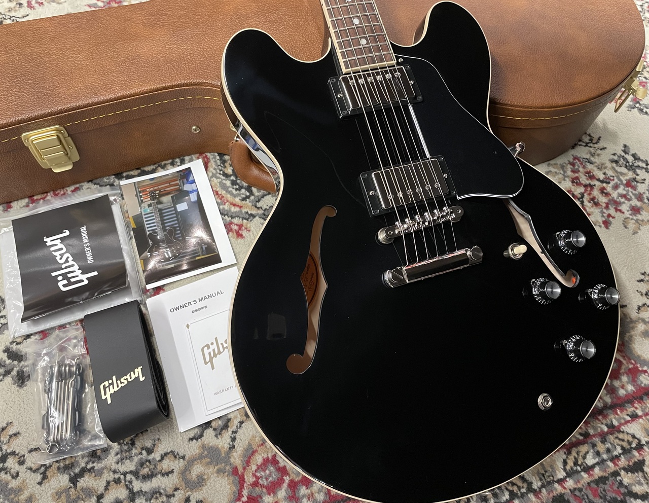 Gibson 【軽量個体!】ES-335 Vintage Ebony s/n 215930091≒3.61kg【48