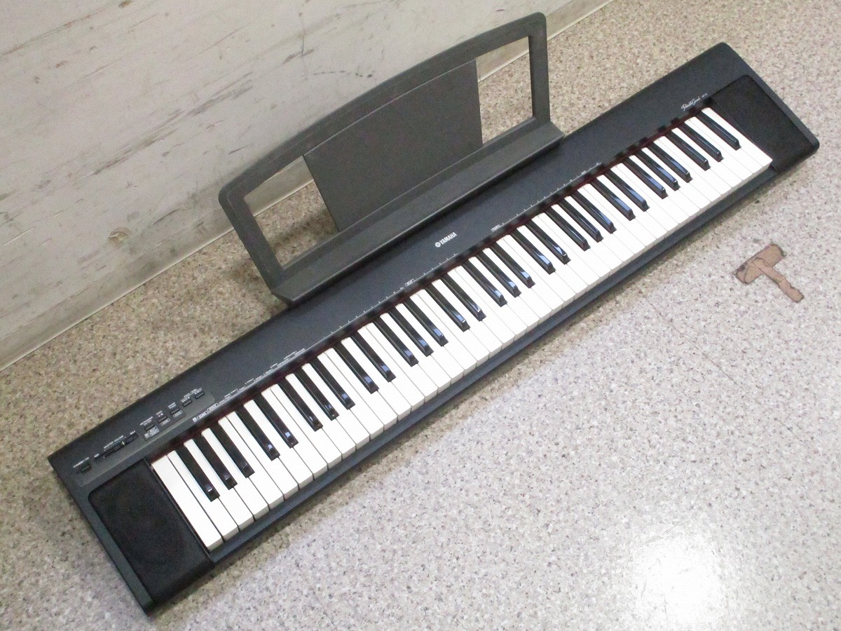 YAMAHA 電子キーボード/ピアノ NP-30 譜面台 ケース付 - 楽器/器材