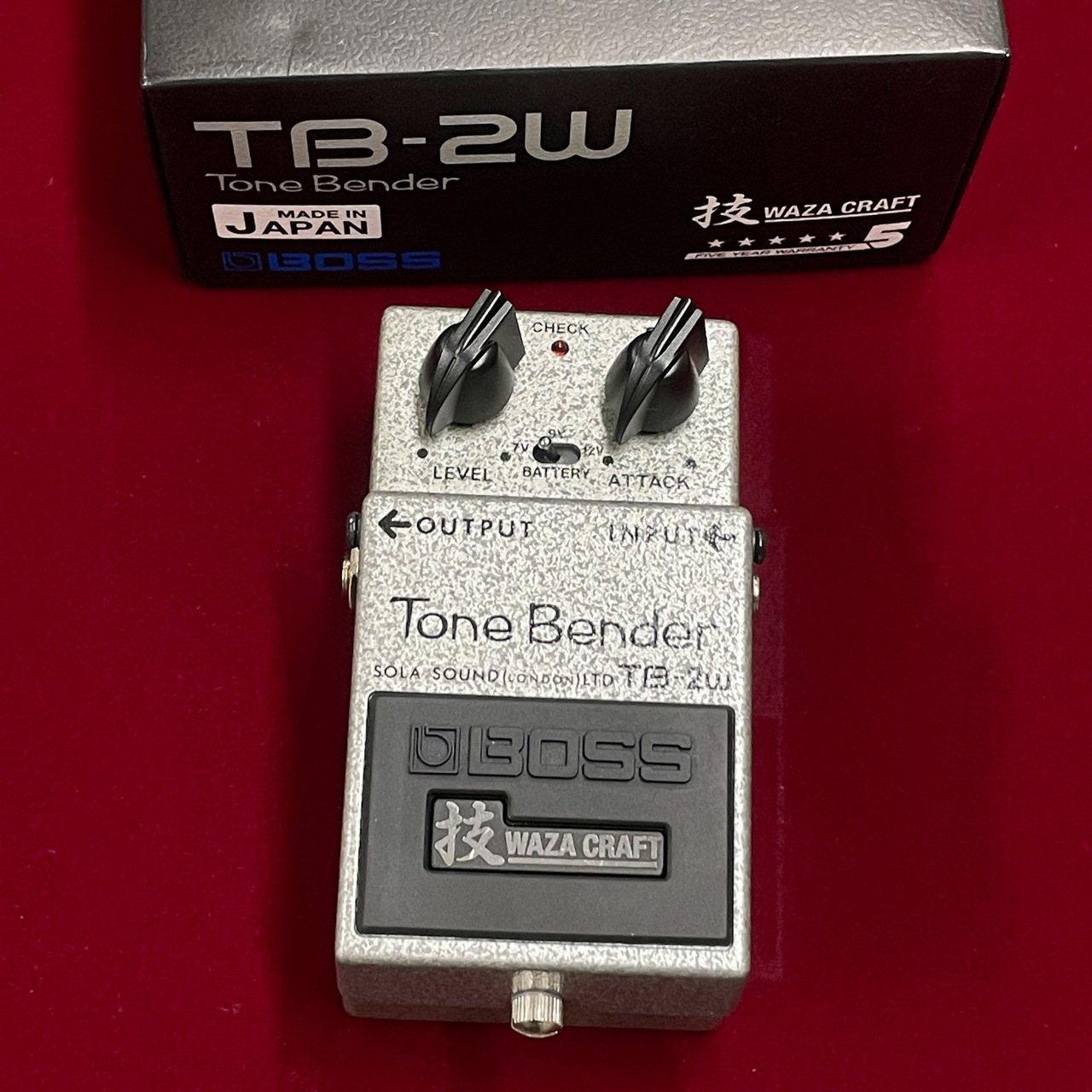 BOSS TB-2W Tone Bender 【中古】【箱取説付】（中古/送料無料）【楽器