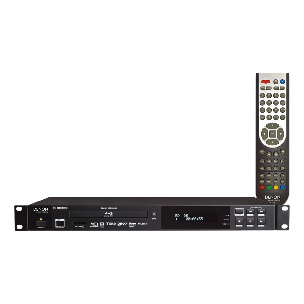 Denon Professional Dn 500bd Mkii Blue Ray Dvd Cd Sd Usb メディアプレーヤー 新品 送料無料 楽器検索デジマート
