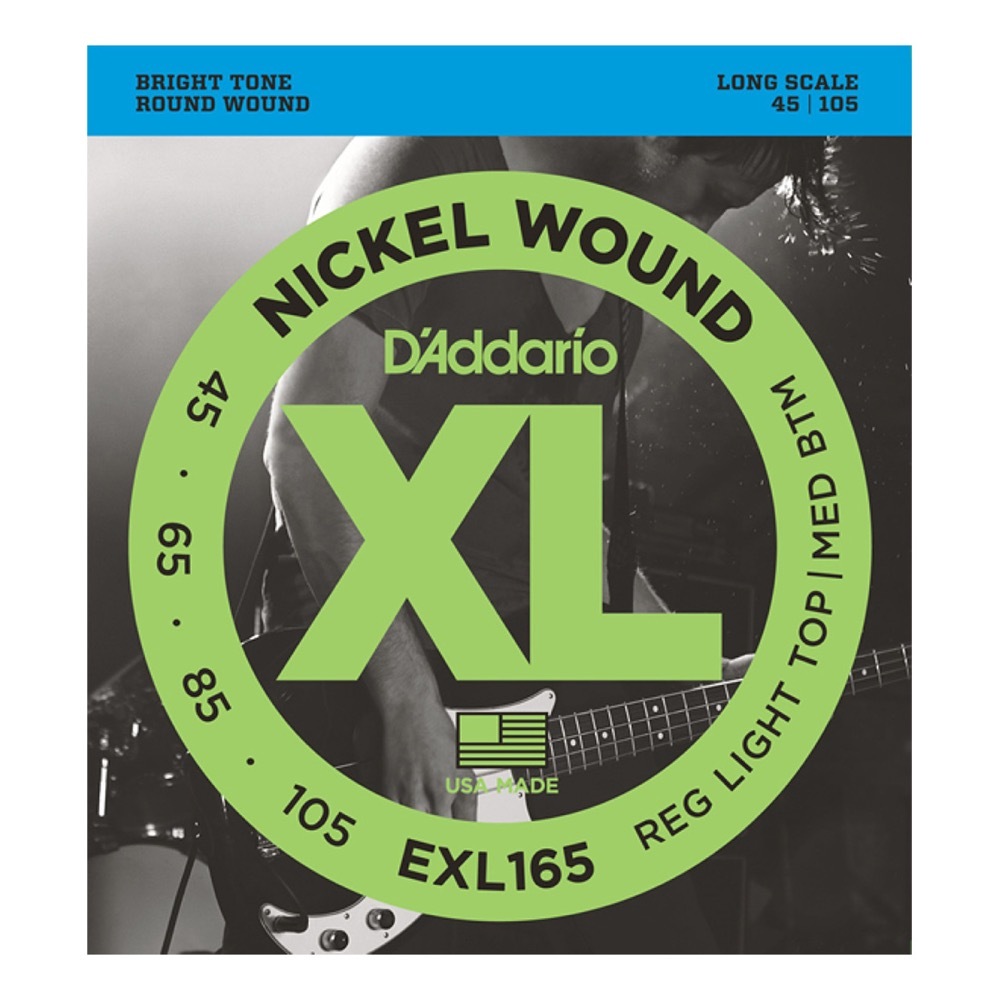 D'Addario ダダリオ EXL165 Regular Light Top-Medium Bottom エレキ