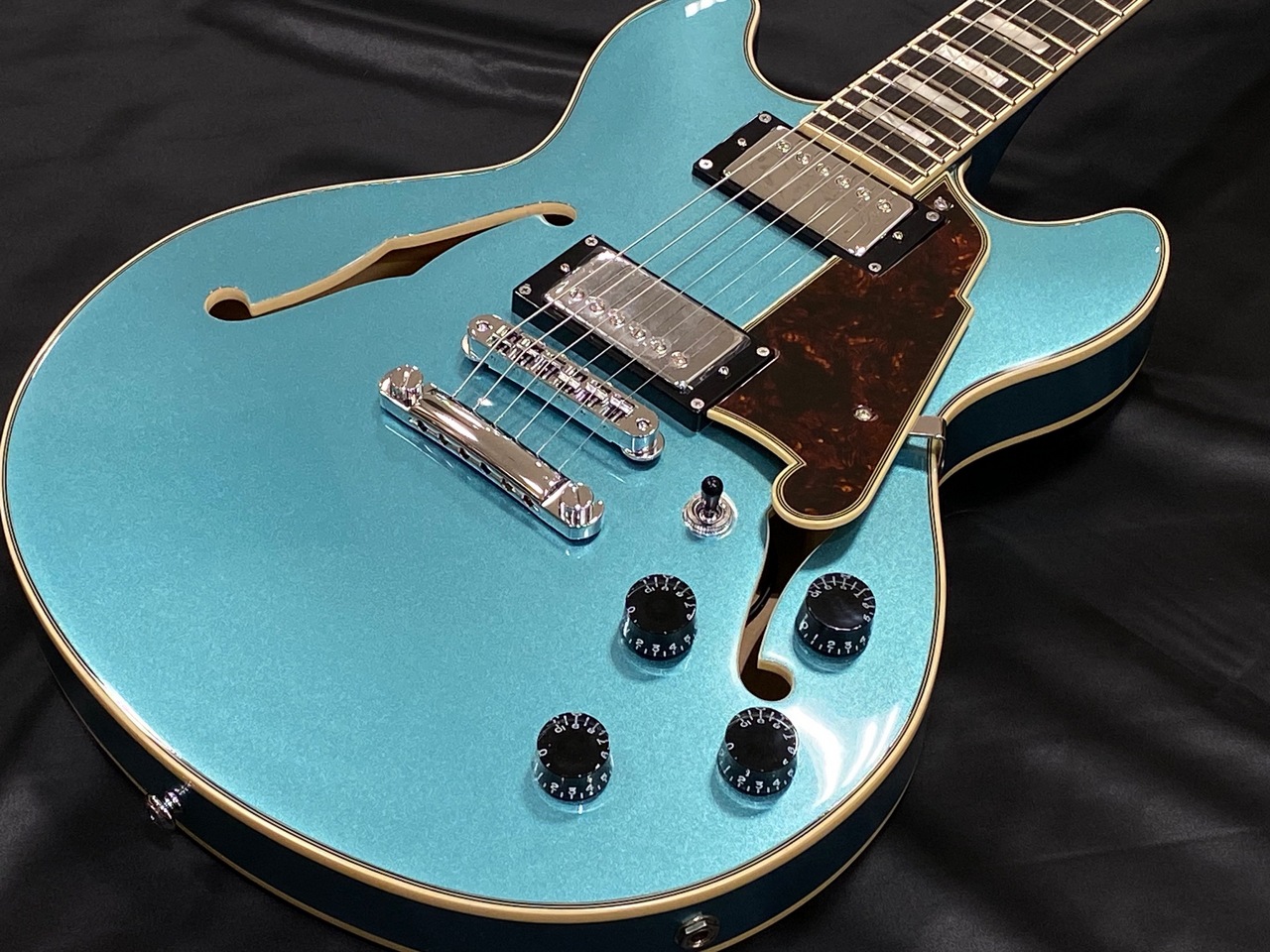 D'Angelico Premier Series Mini DC Ocean Turquoise（新品/送料無料