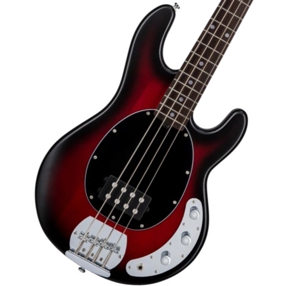 Sterling by MUSIC MAN SUB Series Ray4 Ruby Red Burst Satin