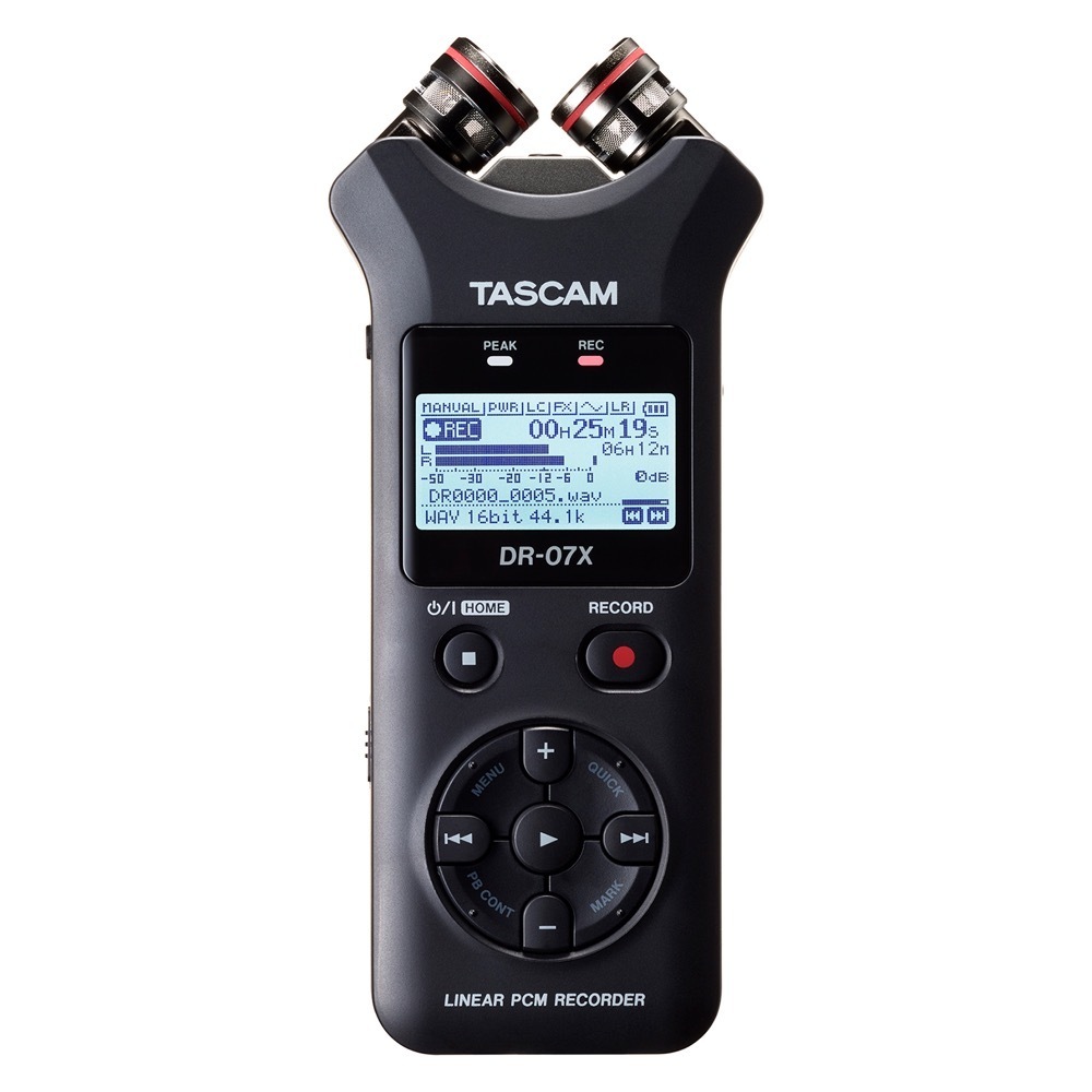 Tascam DR-07X ハンディーレコーダー USBオーディオインターフェイス