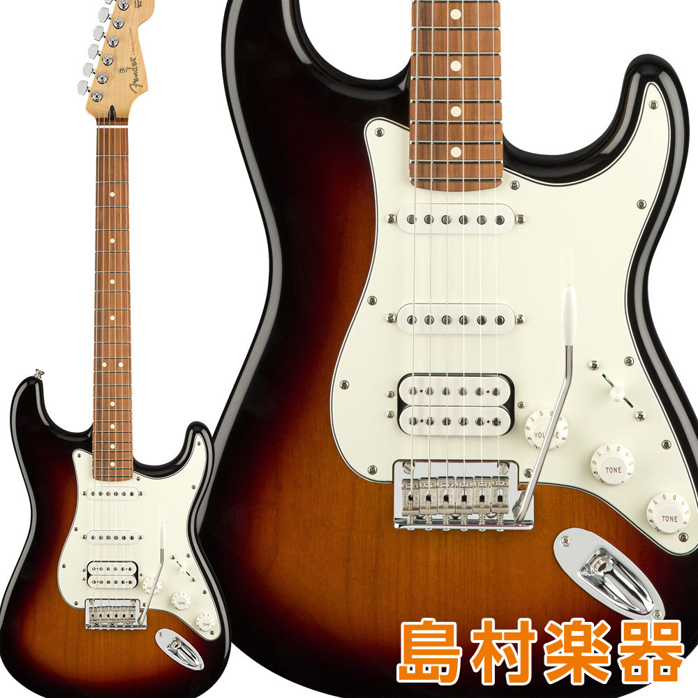 Fender Player Stratocaster HSS Pau Ferro Fingerboard 3-Color