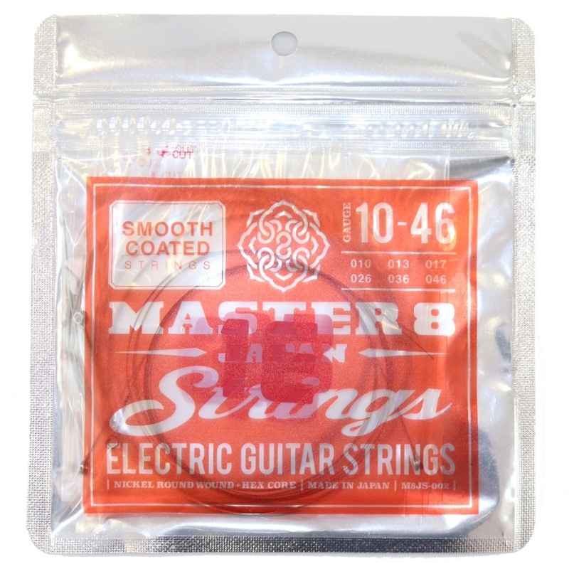 MASTER 8 JAPAN Strings Smooth Coated Strings 10-46 エレキギター弦 ×5セット（新品/送料無料）【楽器検索デジマート】