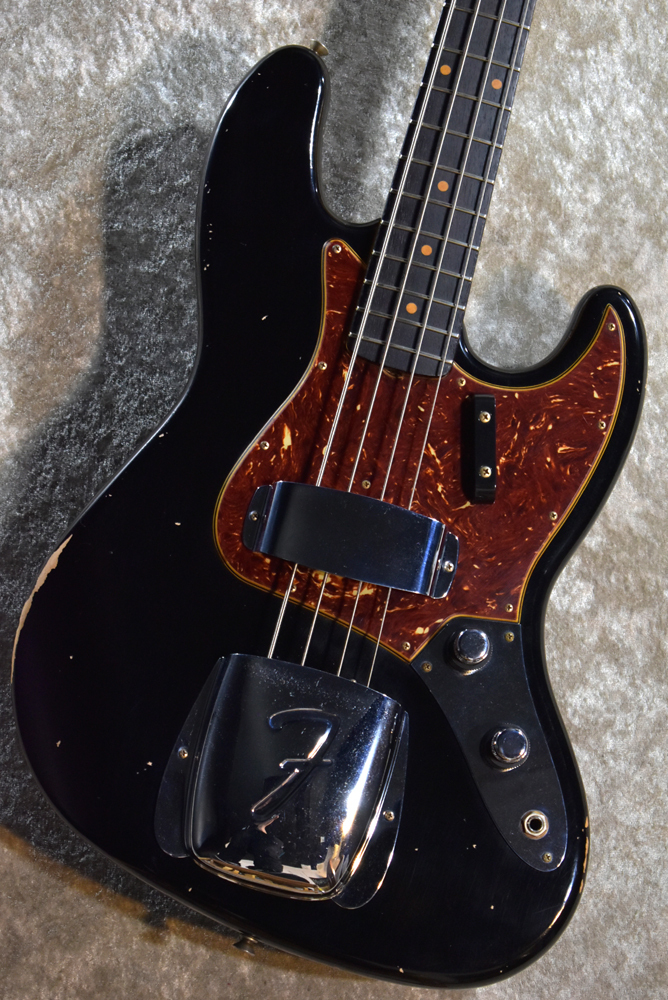 Fender Custom Shop 1962 Jazz Bass Relic Aged Black #CZ564492