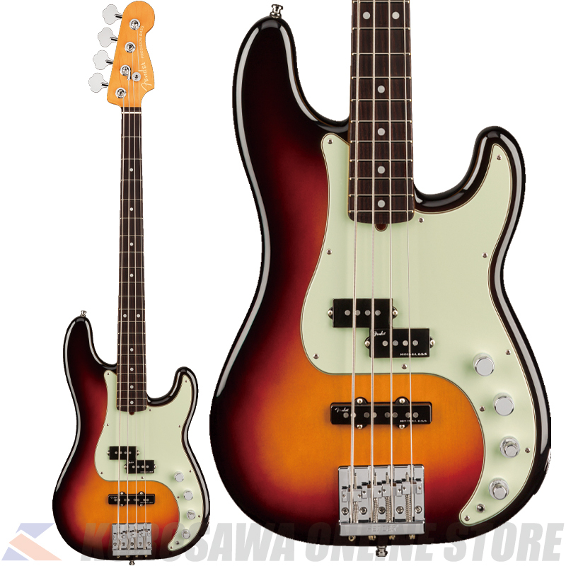 Fender American Ultra Precision Bass, Rosewood, Ultraburst