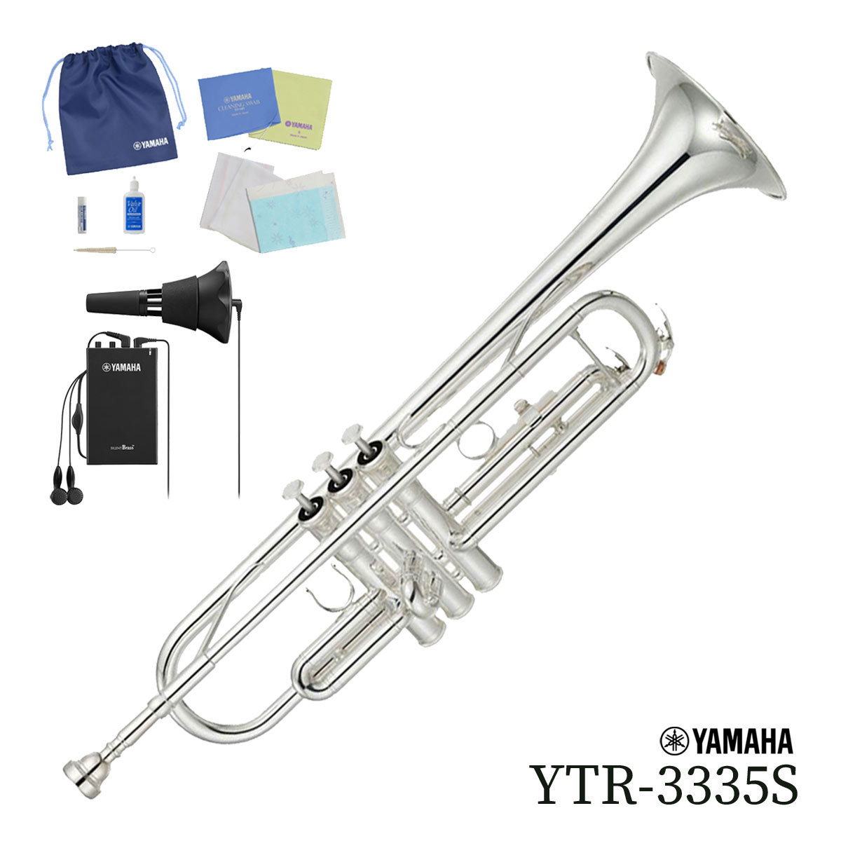 YAMAHA YTR-3335S スタンダード トランペット 銀メッキ仕上 リバース管