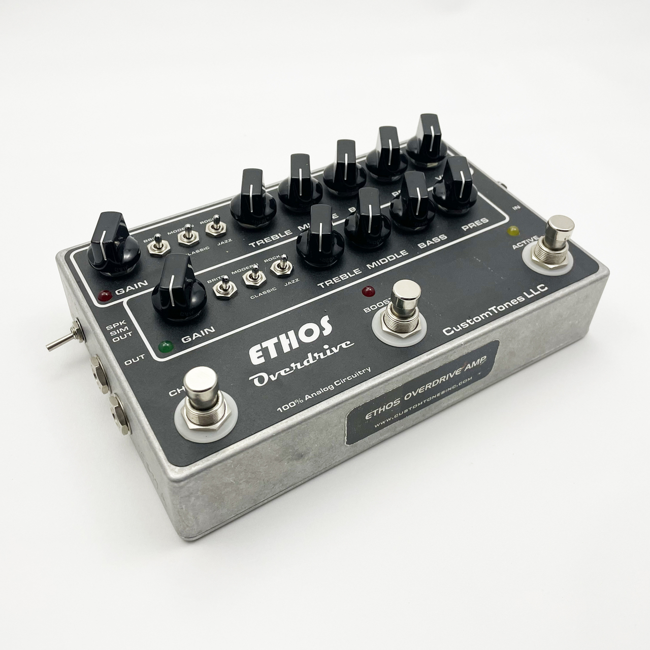 Custom Tones LLC ETHOS OVERDRIVE AMP TLC switch（中古）【楽器検索