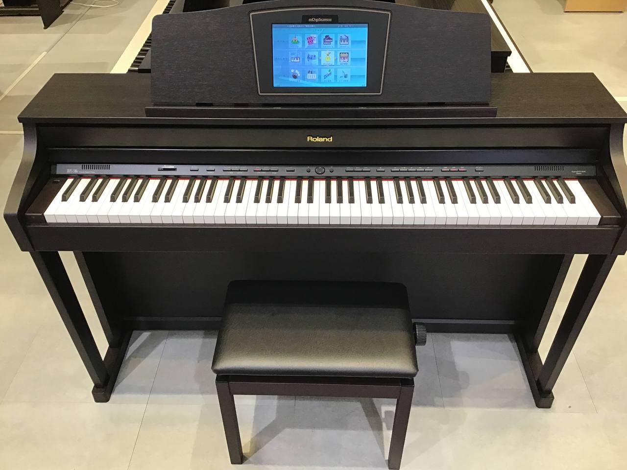 内祝い】 ローランド 電子ピアノ Amazon デジタルピアノ HPi-7F ローズ