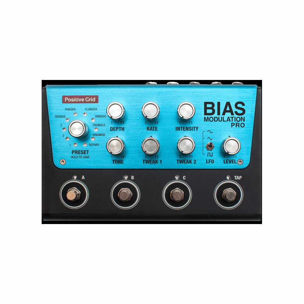 Positive Grid BIAS MODULATION Tone Match Modulation Pedal 4 Button