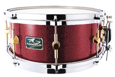 canopus The Maple 6.5x14 Snare Drum Merlot Glitter（新品/送料無料