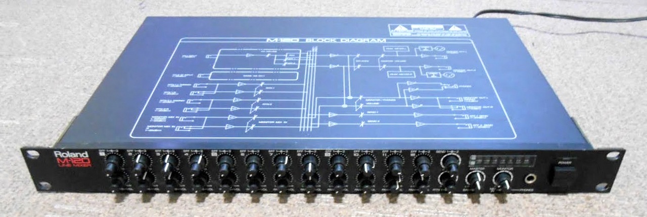 珍しい roland 12チャンネル m-120 Roland ローランド M-120 LINE 即決 