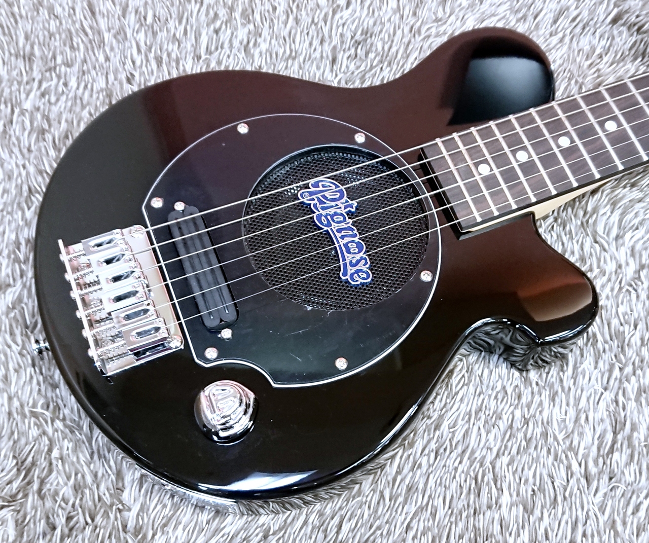 Pignose PGG-200 / BK (BLACK) 【アンプ内蔵ミニギター】（新品/送料
