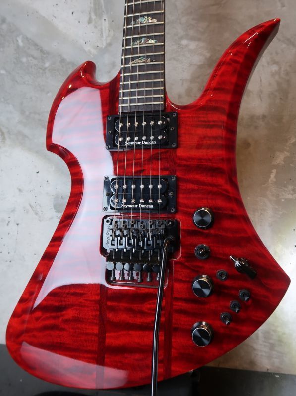 bc rich mockingbird red