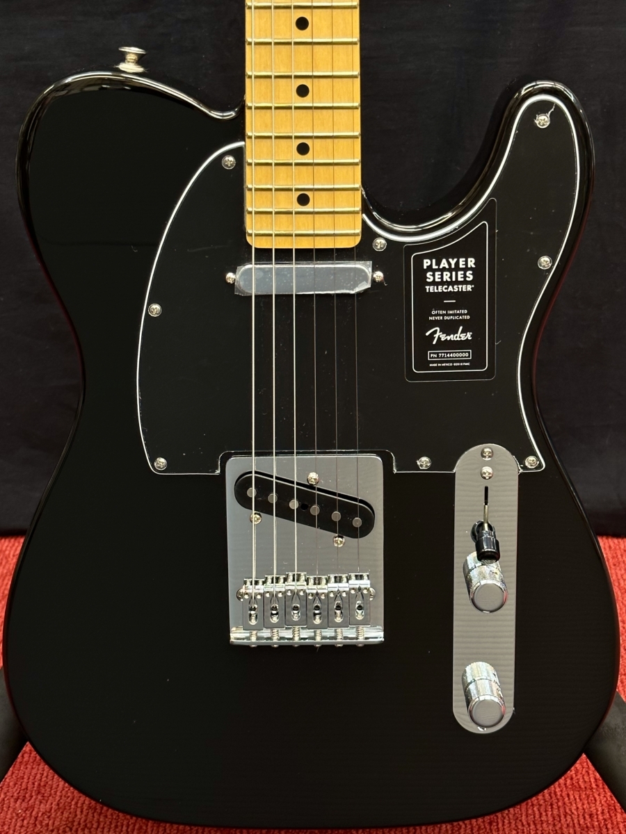 Fender Player Telecaster -Black/Maple-【MX23032274】【3.50kg