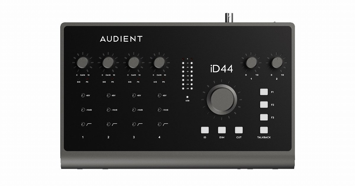 AUDIENT iD44mkII / 20in 24out オーディオ インターフェイス-