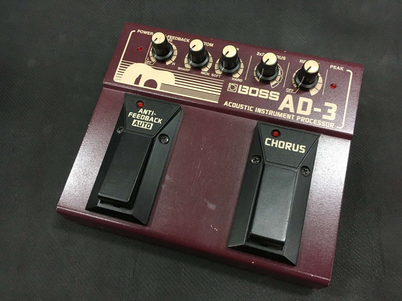 超美品 BOSS AD-3 アコースティックプロセッサー プリアンプ