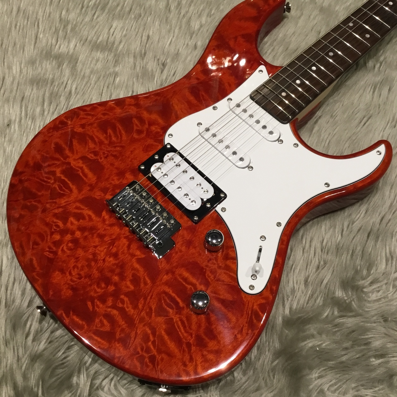 YAMAHA PACIFICA 212VQM キャラメルブラウン パシフィカ - 弦楽器、ギター