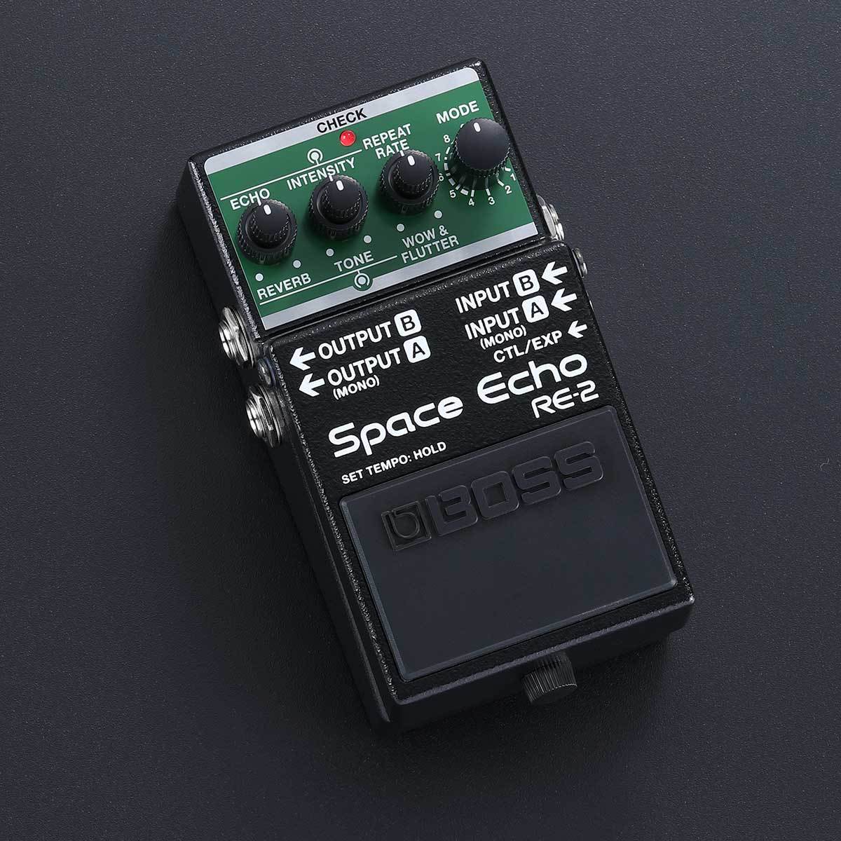 BOSS （ボス）新商品！！ RE-2 Space Echo RE-201再現 リバーブ