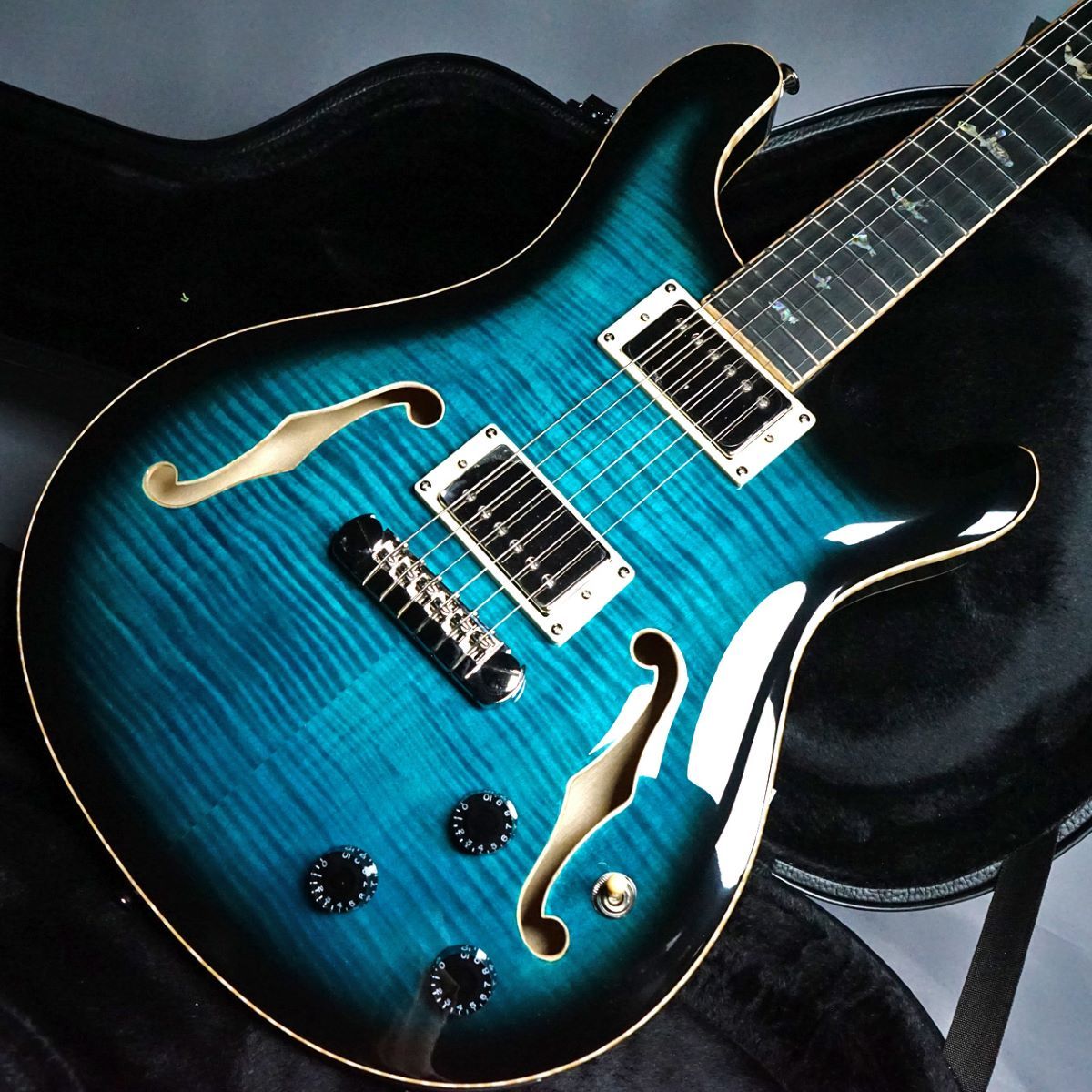 Paul Reed Smith(PRS) SE HOLLOWBODY II PIEZO Peacok Blue（新品/送料