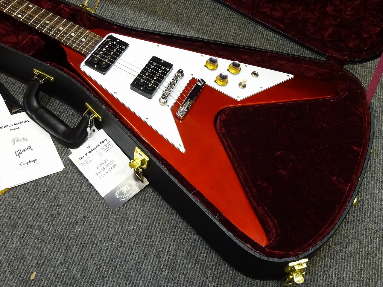 Gibson Custom Shop Japan Limited Run 1967 Flying V Stop Bar Sparkling  Burgundy Vintage Gloss #100327 【2.86kg】（新品/送料無料）【楽器検索デジマート】