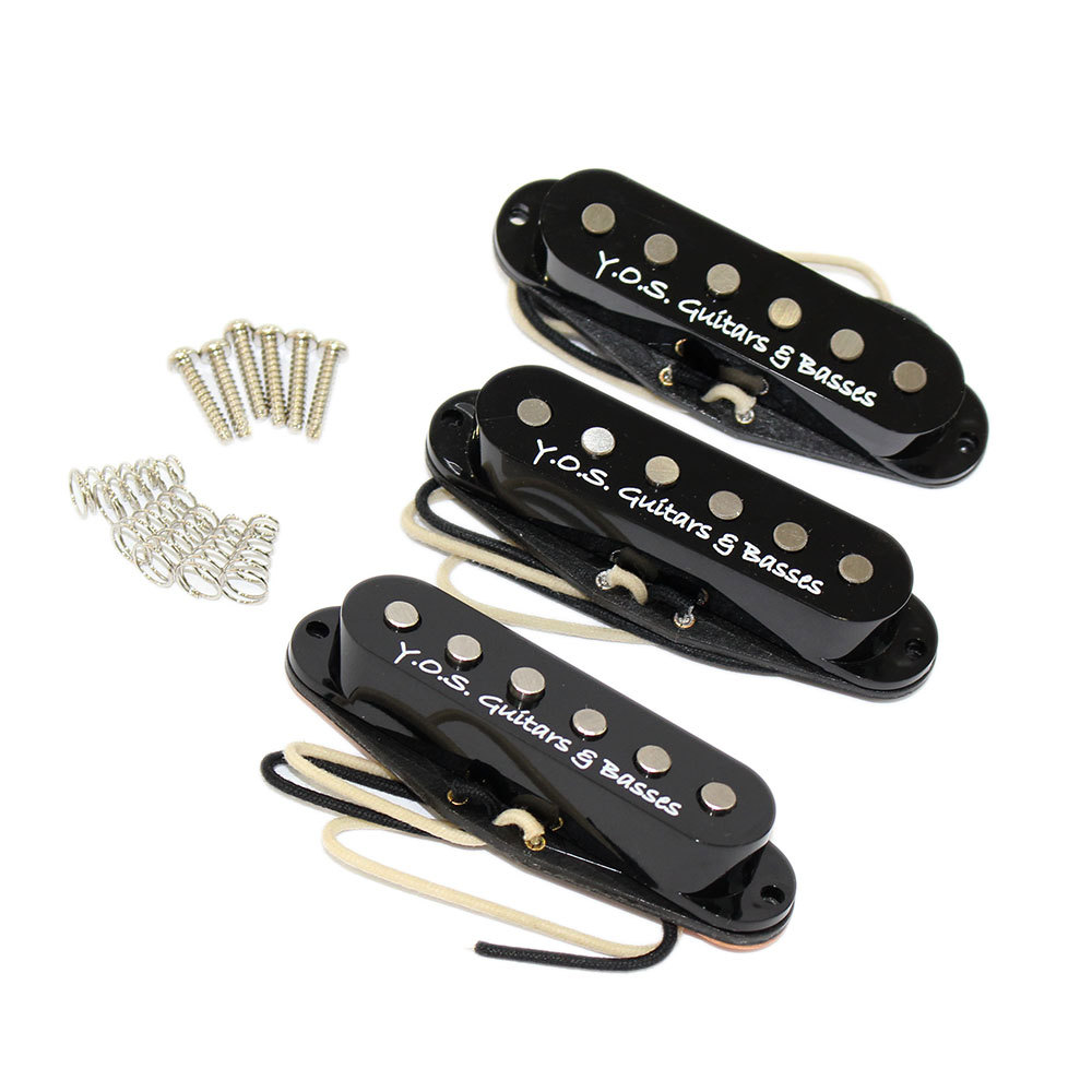 Y.O.S.ギター工房 Smoggy Pickup Single Coil Black Set（新品/送料