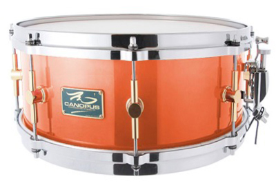 canopus The Maple 6.5x14 Snare Drum Orange Fade LQ（新品/送料無料