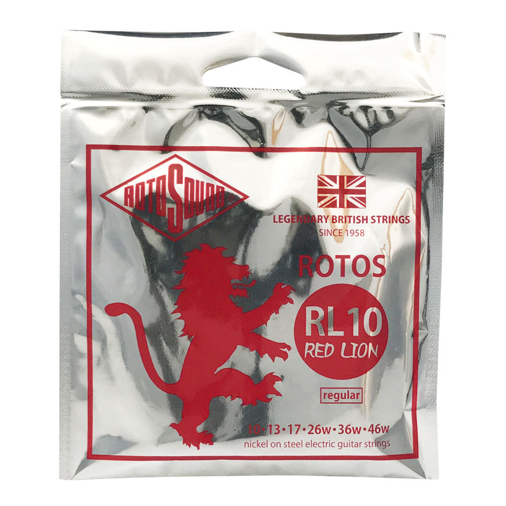 ROTOSOUND ROT-RL10 RED LION RL10 10-46 エレキギター弦×6セット（新品/送料無料）【楽器検索デジマート】