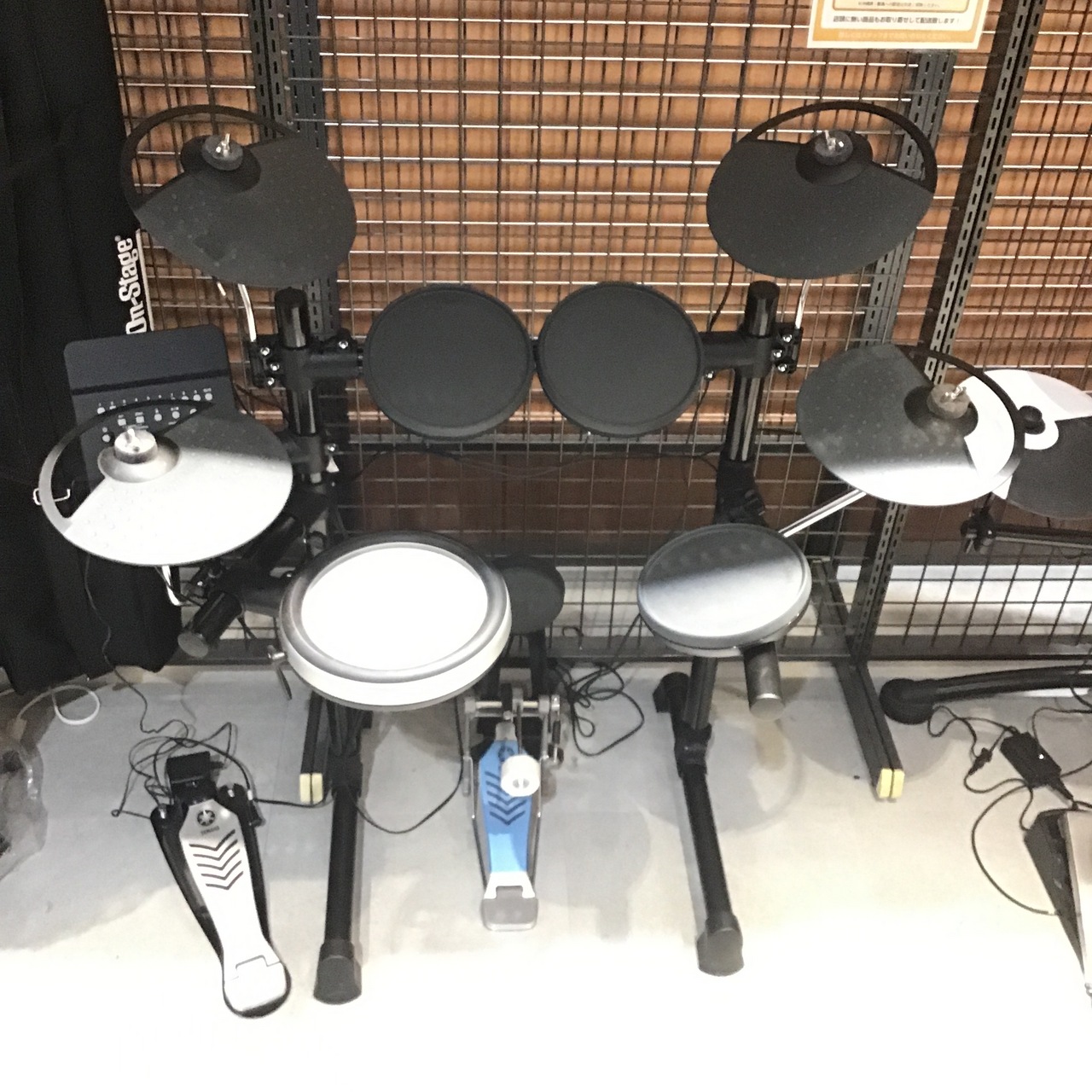 Hazzz　電子ドラムセット AWOWO MINI JUN PLUS コンパクト 電子ドラムキット メッシュ