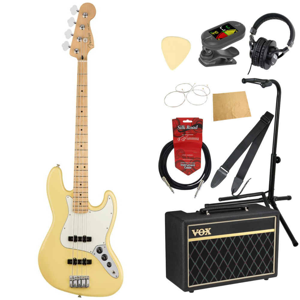 Fender フェンダー Player Jazz Bass MN Buttercream エレキベース VOX