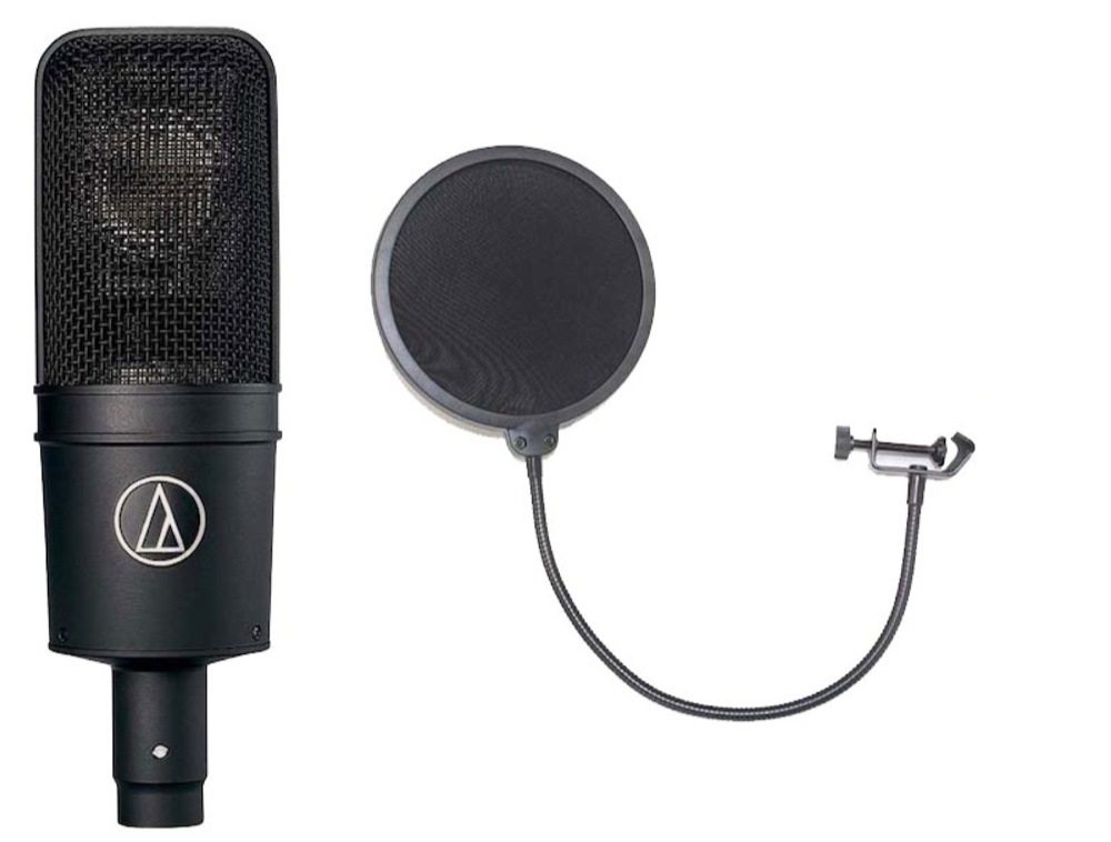 audio-technica オーディオテクニカ AT4040 ポップフィルター付き